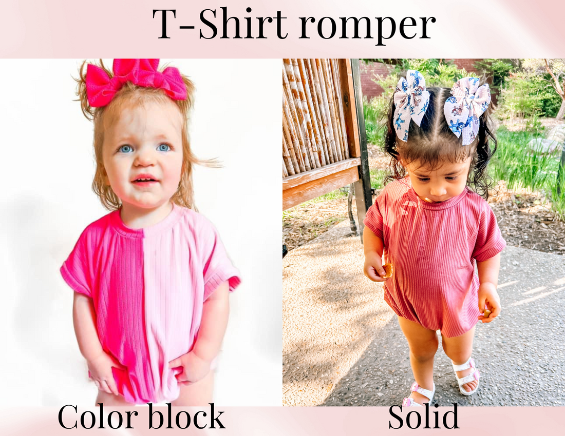 Clothing Style guide - Tshirt Romper