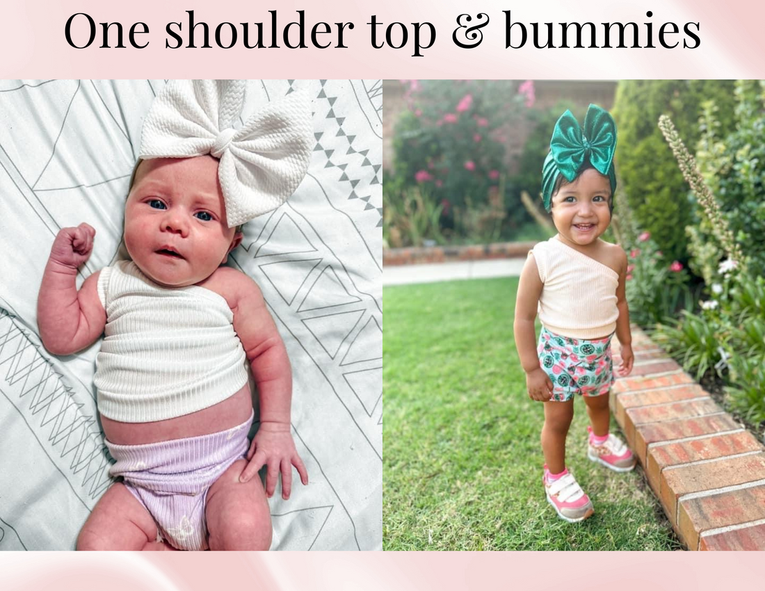 Clothing style guide - One shoulder top & Bummies