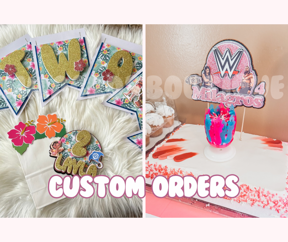 Custom orders
