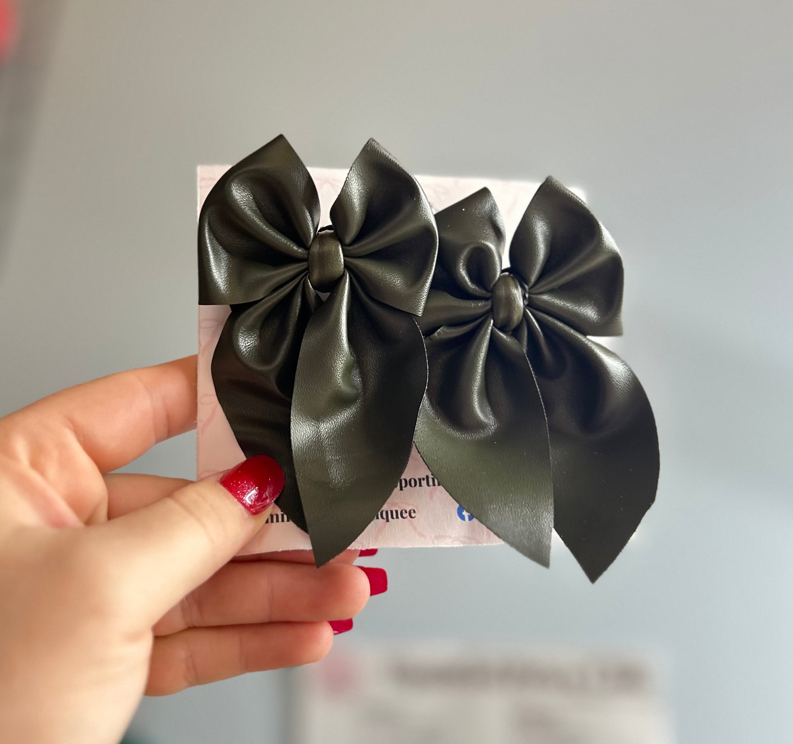 Green - Faux Leather